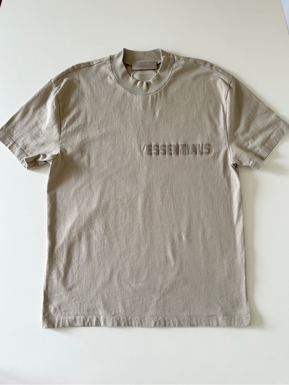 Essentials Taupe T-Shirt Short Sleeve Fear of God Beige M Medium